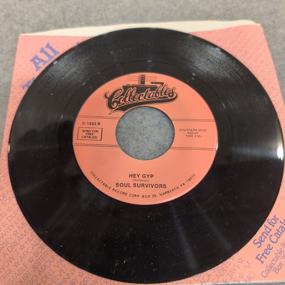 Soul Survivors Expressway To Your Heart Hey Gyp 45 RPM Vinyl Collectables C-1303 - Picture 3 of 3